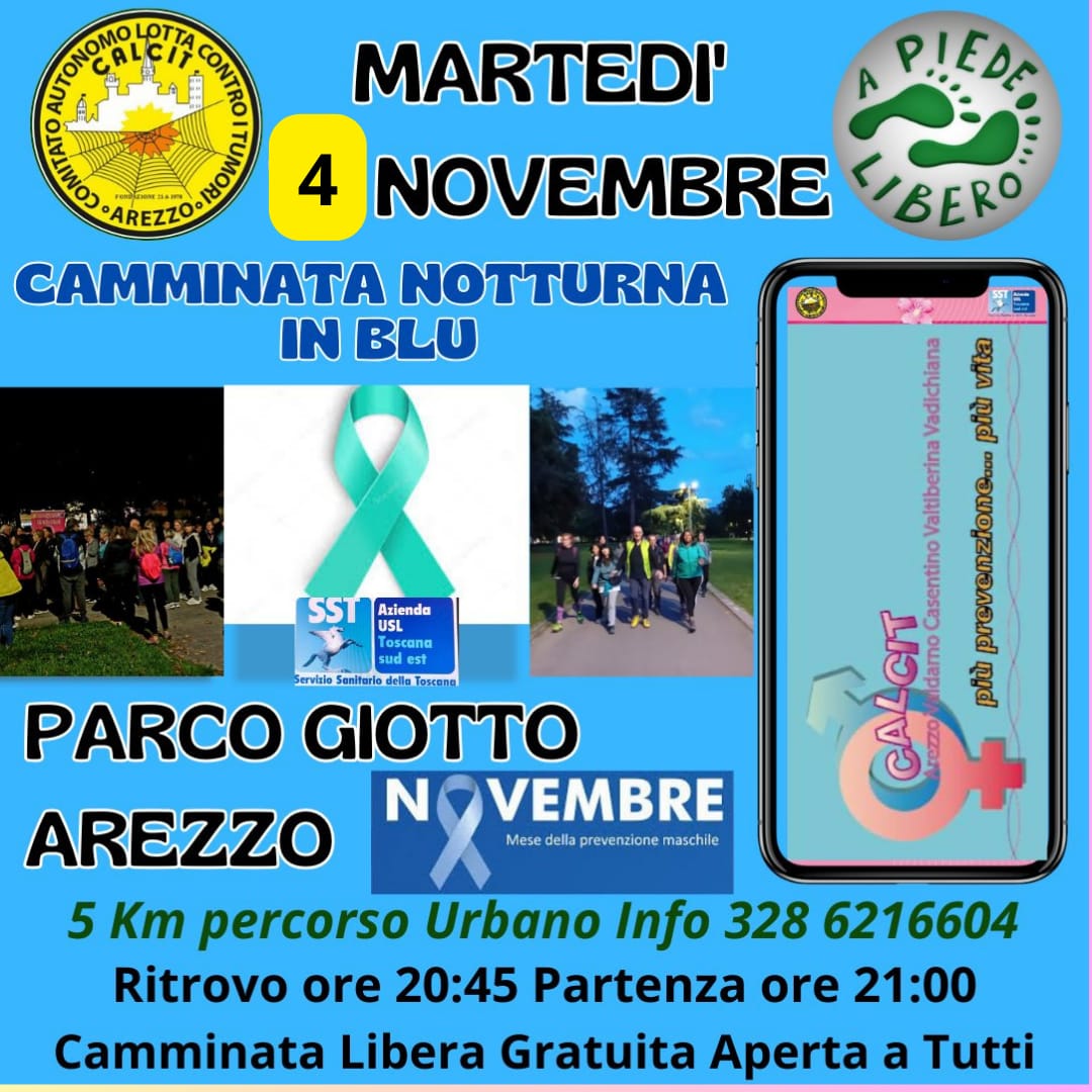 camminata blu calcit