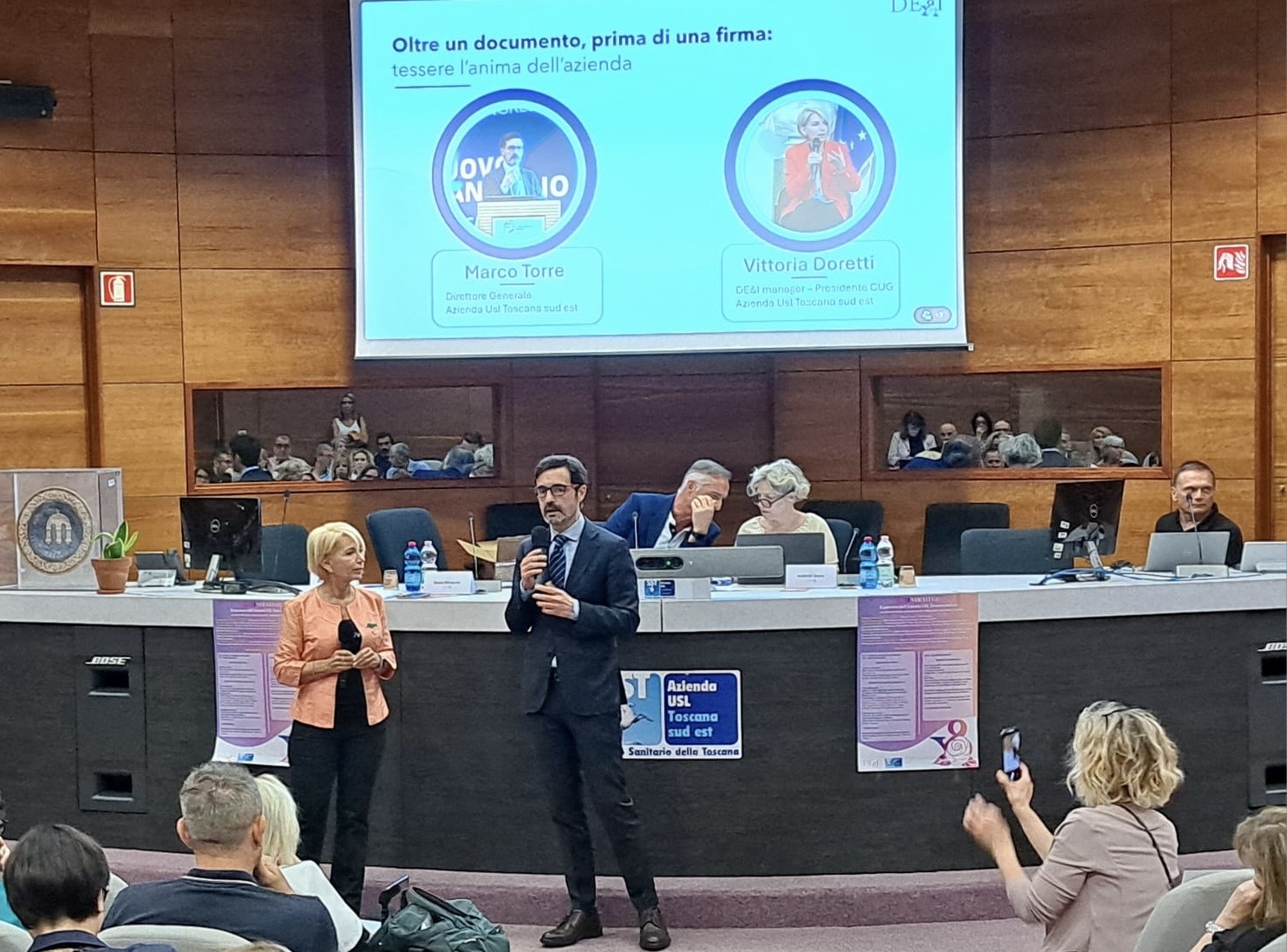 Relatori convegni formativo direttore generale Dr Torre e dr.ssa Doretti