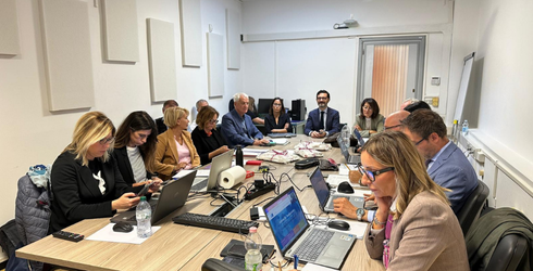 gruppo di lavoro durante l'audit