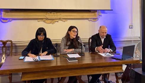 un momento della presentazione