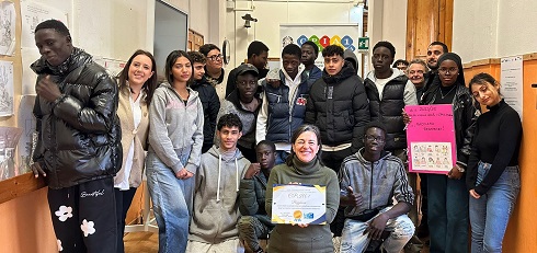 una delle classi che ha partecipato al progetto