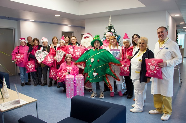 un momento della donazione