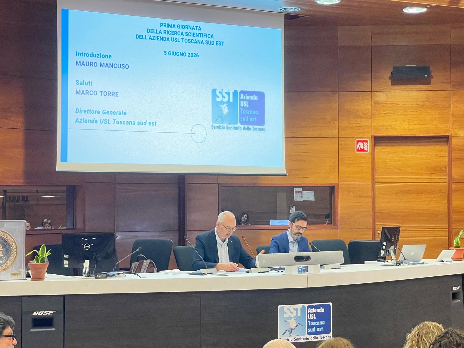 Dott Mancuso e direttore generale Dr Marco Torre