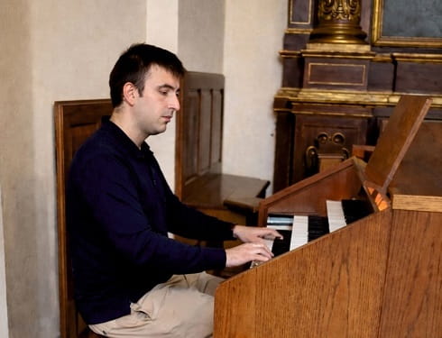  Luca Orsi all'organo della Cattedrale di Massa Marittima
