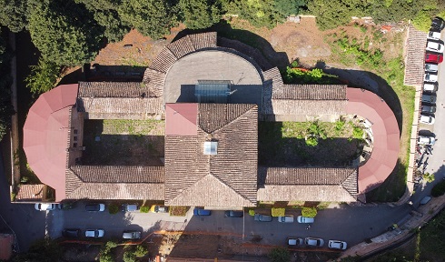 veduta aerea del padiglione Conolly