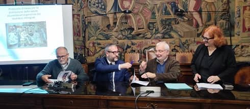 Andrea Pieragnoli, Andrea Frosini, Giorgio Briganti e Daniela Cardelli