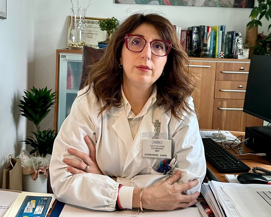 Alessandra Sabini, direttrice della UOC di Cardiologia di Arezzo, Bibbiena e Sansepolcro
