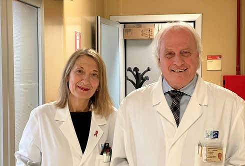 La dr.ssa Schipani e il dr. Breggia