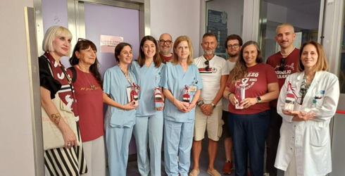 Gruppo operatori sanitari e medici 