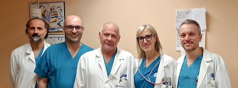  dr. Mario Savino, dr. Marco Chirico, dr. George Benaim, dr.ssa Chiara Catalano e dr. Nicola Tosi