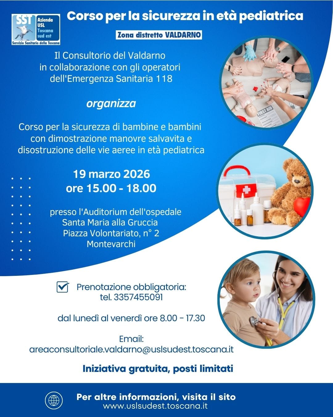 Corso sicurezza pediatrica 19 marzo 2026