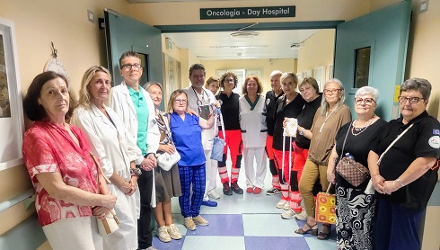 Il momento della donazione