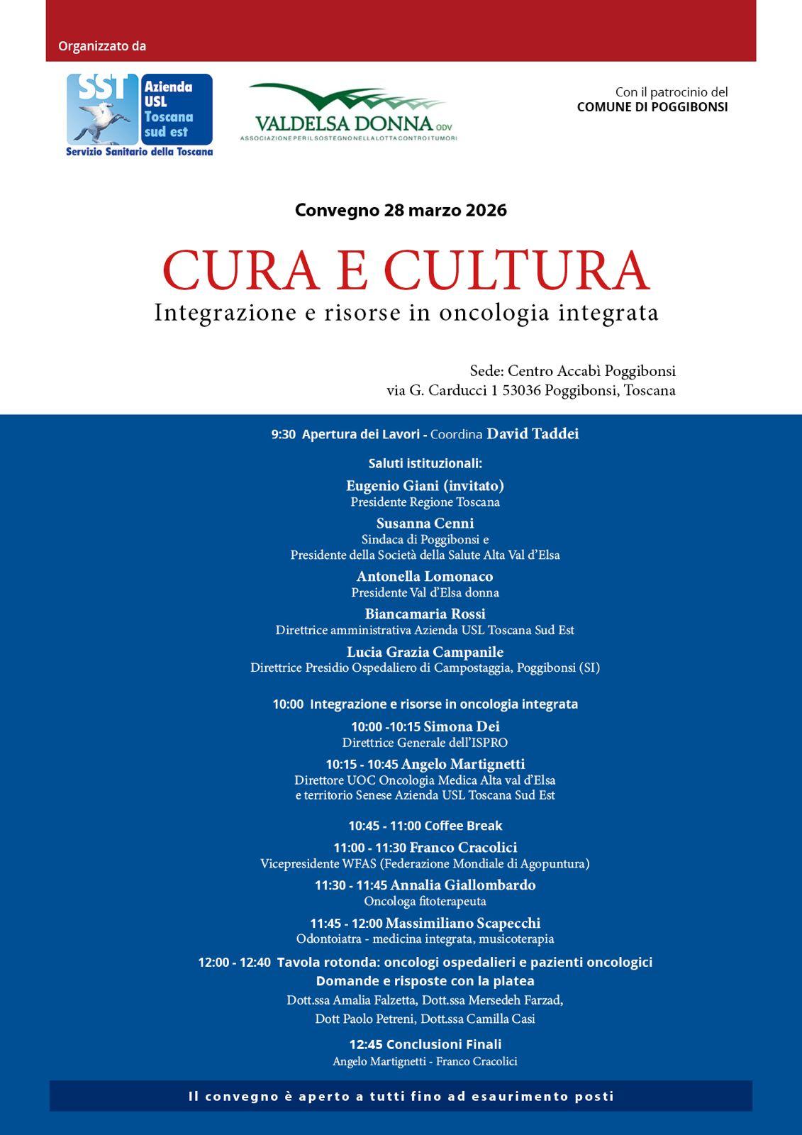 convegno Cura e cultura
