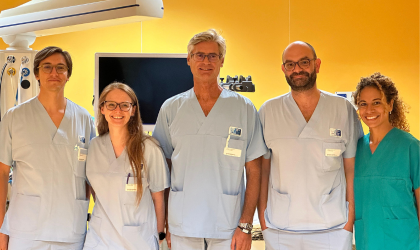 foto di gruppo equipe endoscopia digestiva