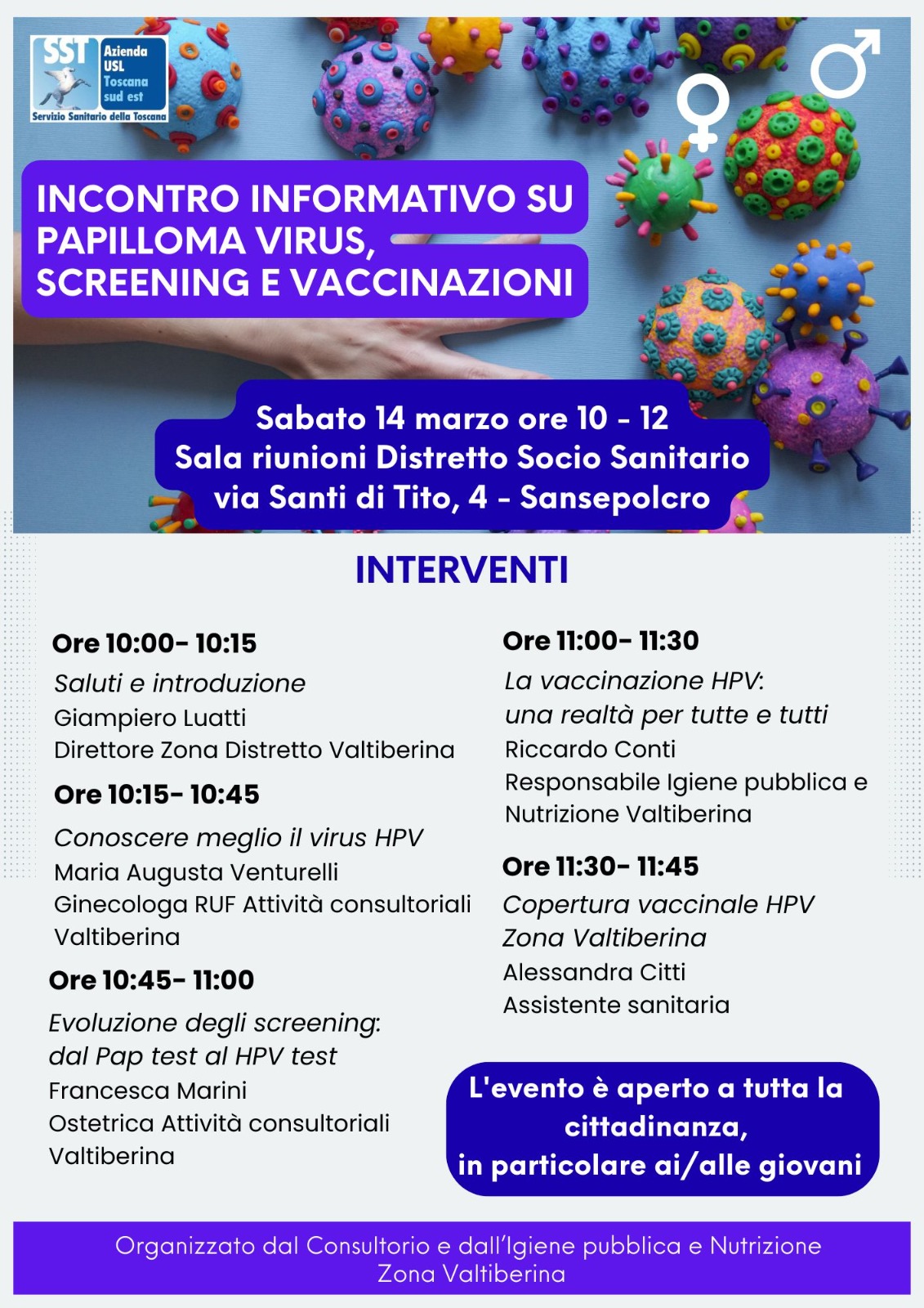 info hpv sansepolcro